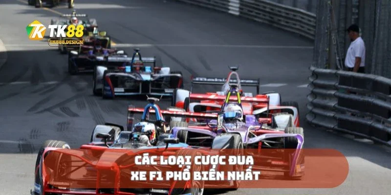 Các loại cược đua xe F1 phổ biến nhất